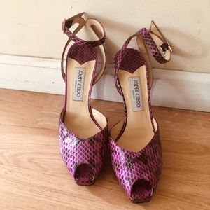 Jimmy Choo Peep Toe Pump